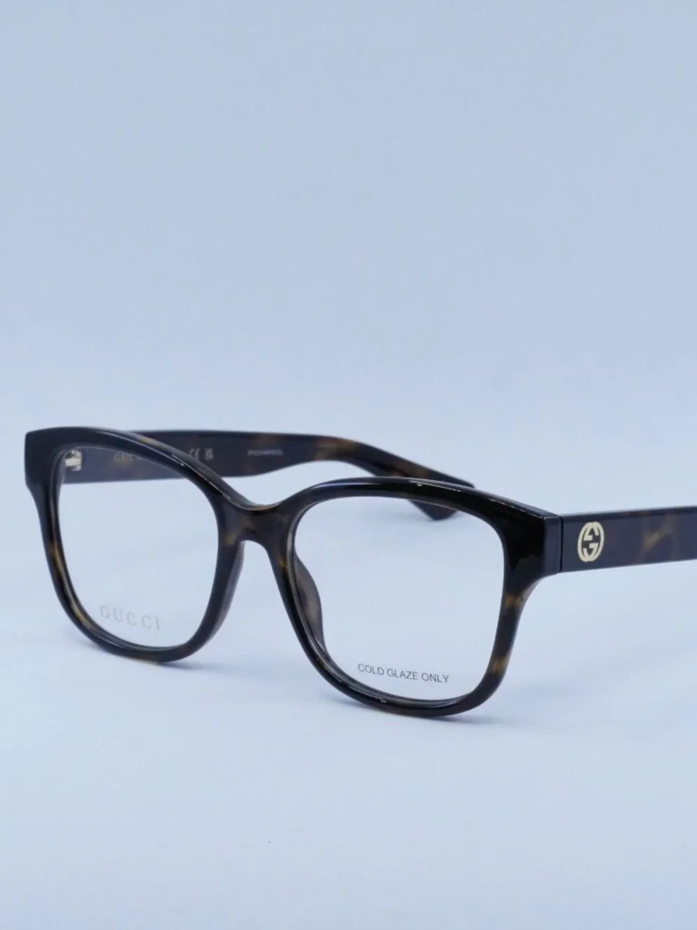 Gucci GG1340O 002 Eyeglasses Dark Havana 54mm Square Frame